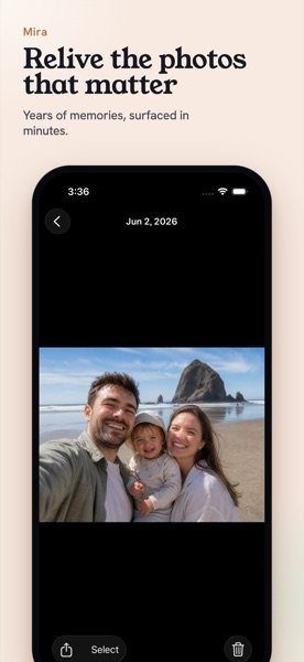 Mira full-screen photo view